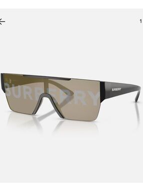 Burberry Shield Sunglasses in Gray and Black